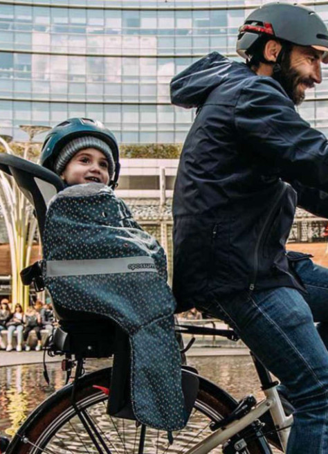 Opossum children's winter bike cover - Tucano Urbano