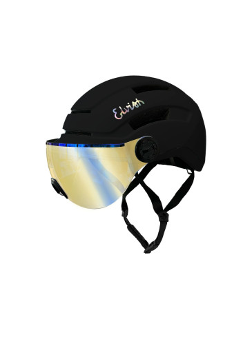 Helmet with visor, LEDs, and winter kit - Elvish