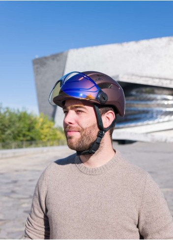 Casque visière avec LED et kit hiver - Elvish