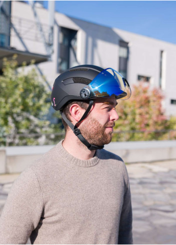 Casque visière avec LED et kit hiver - Elvish Casque visière avec LED et kit hiver - Elvish
