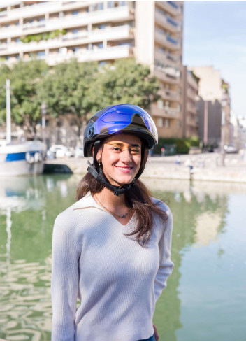 Casque visière avec LED et kit hiver - Elvish