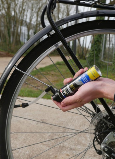 Aérosol répare crevaison vélo - Michelin Aérosol répare crevaison vélo - Michelin