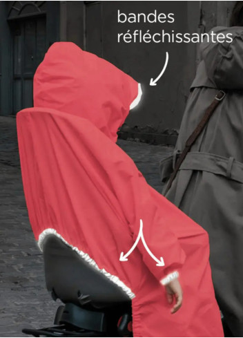 Imperméable siège enfant vélo - Rainette Imperméable siège enfant vélo - Rainette