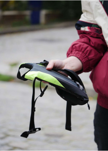 Gilet fluo avec clignotants LED - Coolride