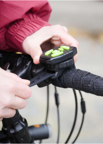 Gilet fluo avec clignotants LED - Coolride