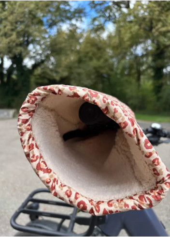 Waterproof lined bike sleeves made in France - Safari