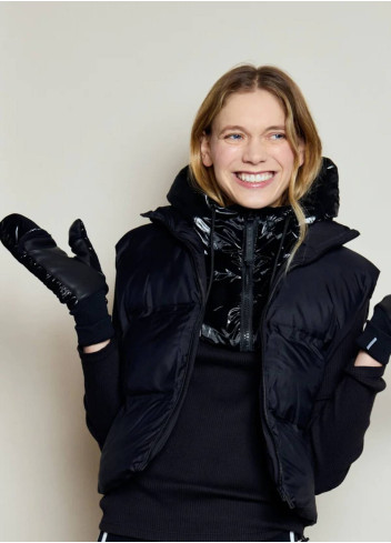 Moufles hiver convertibles mitaines - Fudoon - Noir