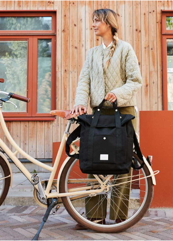 XL bike carrier backpack - Weathergoods Sweden - Black
