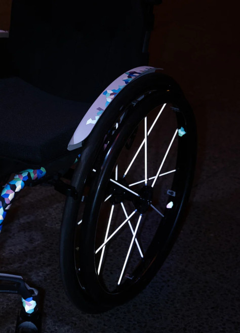 Bicycle rack stickers - Reflective Berlin