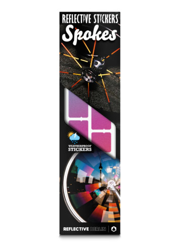 Bicycle rack stickers - Reflective Berlin