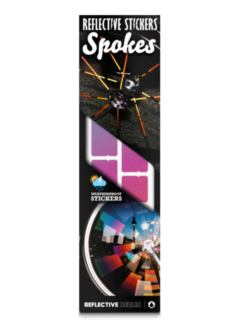 Bicycle rack stickers - Reflective Berlin