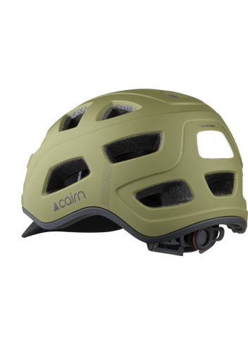 Lightweight, ventilated urban bike helmet with LED - CAIRN