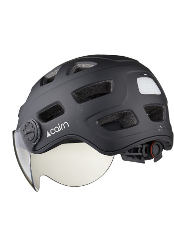 Quartz Visor Led USB bike helmet - Cairn