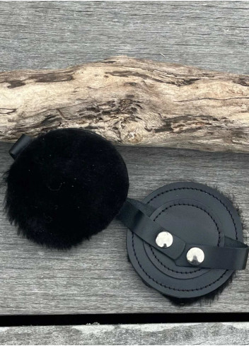 Leather earmuffs - Atelier Gwennili