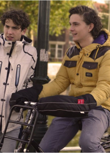 Manchons vélo fourrés à motifs - WOBS