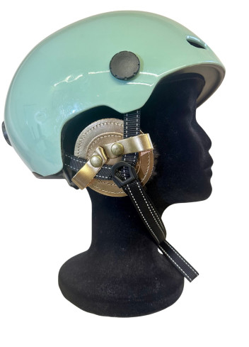 Cache oreilles fourrés cuir et laine - Gwennili