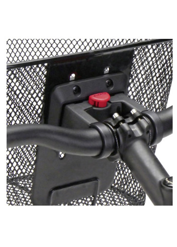 Clip-on front basket with handle - Klickfix