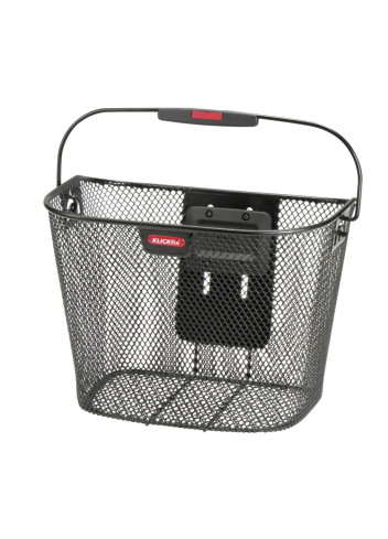 Clip-on front basket with handle - Klickfix