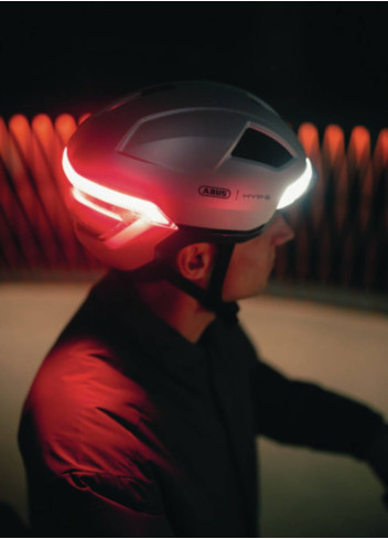 Casque de vélo lumineux - Abus