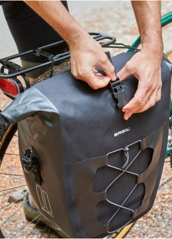 Compact Rear Pannier (12L or 25L) - Basil