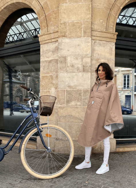 Cape de pluie vélo - Le Temps des Grenouilles