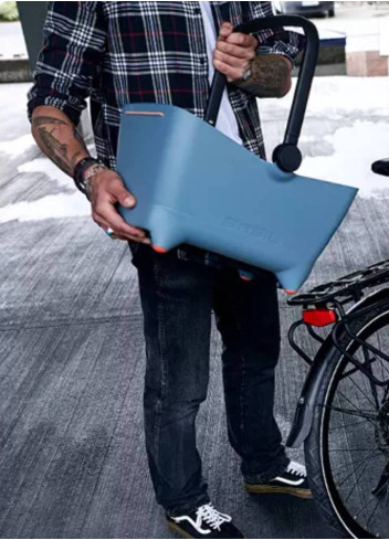 Rear bike basket for dogs up to 15 kg - Basil