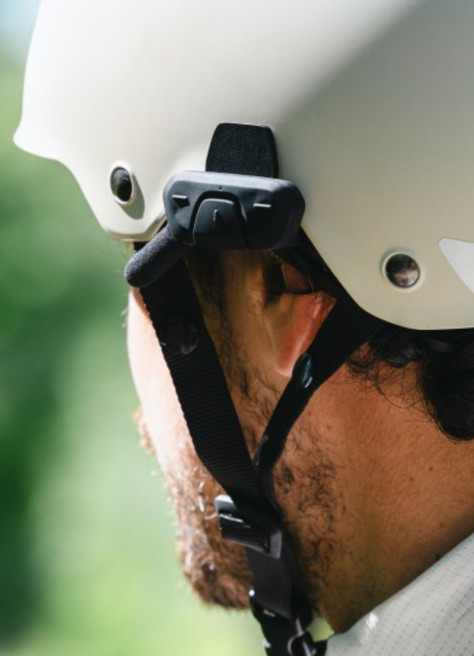 Universal Bluetooth hands-free kit for bike helmets