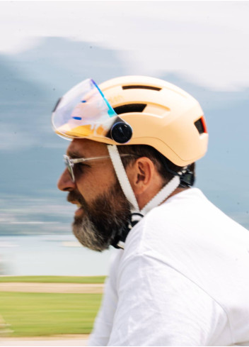 Casque visière avec LED et kit hiver - Elvish