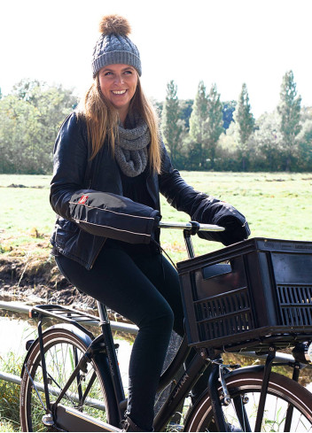 Manchons vélo fourrés à motifs - WOBS
