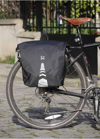 Willex Sac double de vélo City Forest 34 L Vert - La Poste Willex Sac double de vélo City Forest 34 L Vert - La Poste