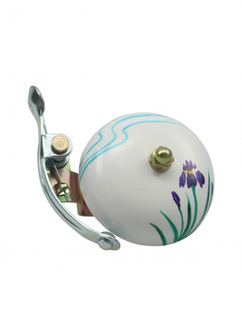 Painted Suzu bicycle bell - Crane Bell