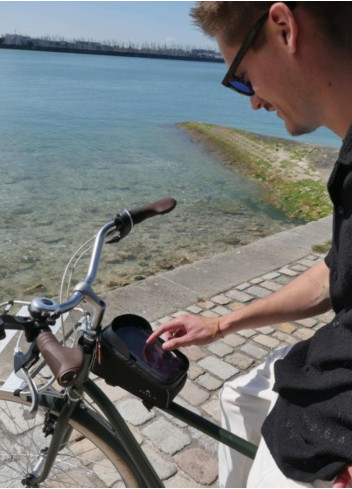 Sacoche de cadre avec pochette téléphone - Hapo-G