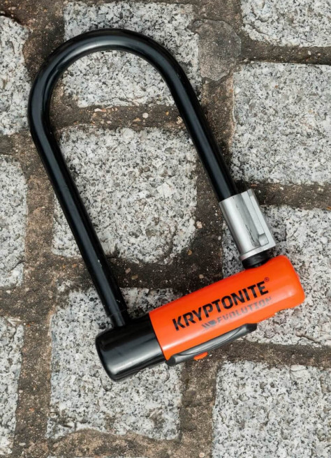 Kombiniertes Diebstahlschutz-Bügelschloss Evolution Mini 7 mit Kryptoflex-Kabel – Kryptonite