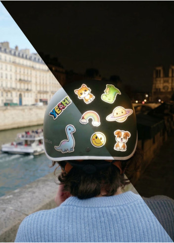 Stickers vélo réfléchissants - JSAV