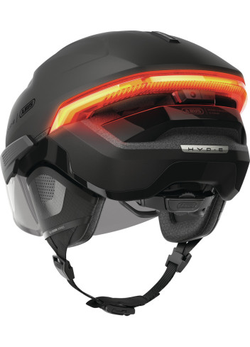Casque HYP-E visière feu stop et clignotants - Abus