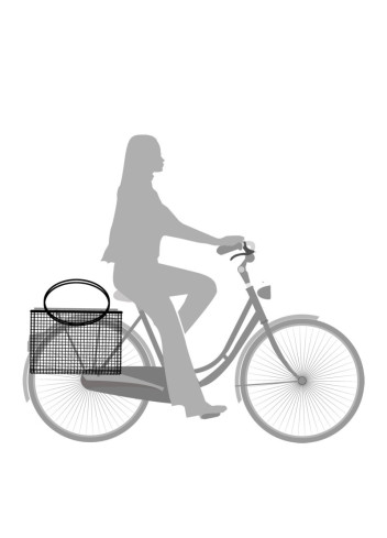 Mesh bike basket made in France - Matlama