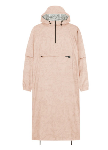 Poncho à manches cycliste urbain - Maium - Rose