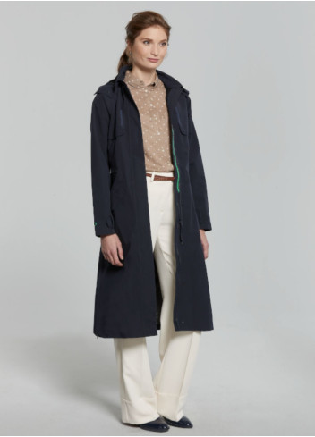 Waterproof trench coat - Basil