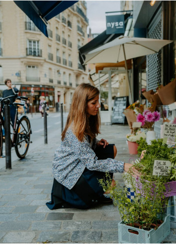 Jupe adaptée vélo - Millie en ville