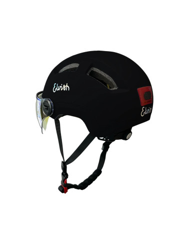 Casque citadin avec visière et éclairage - Elvish