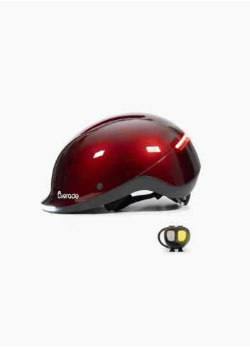 Casque vélo lumineux avec clignotants - Overade