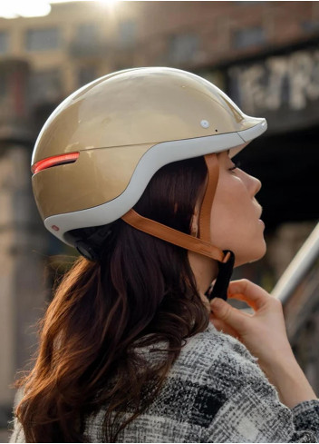 Casque vélo lumineux avec clignotants - Overade