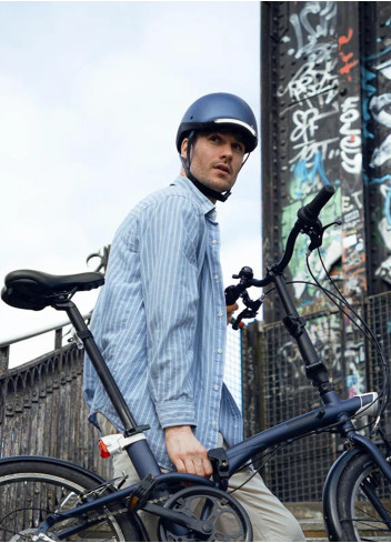 Casque vélo lumineux avec clignotants - Overade