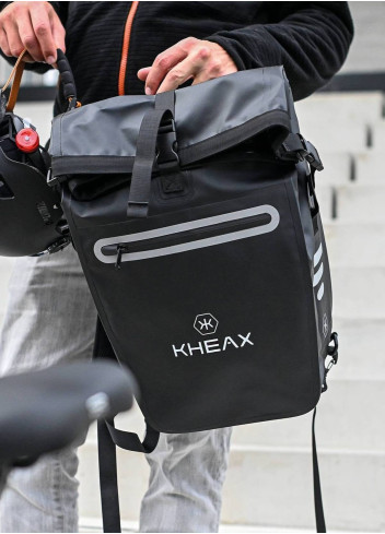 Sac à dos convertible sacoche avec cadenas - Kheax