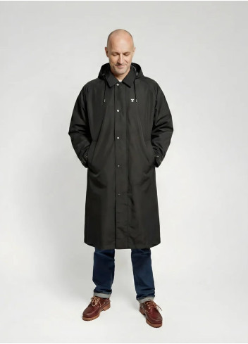 Trenchcoat vélo unisexe - Fudoon - Noir