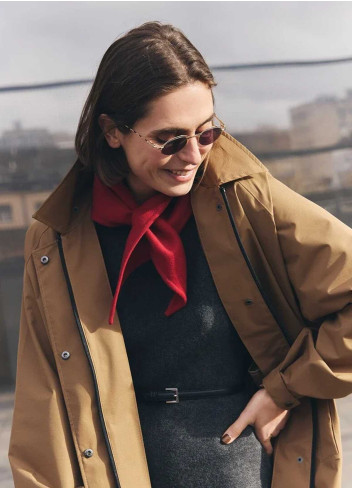 Stylish and High-Performance Cycling Trench Coat - Fudoon - Mocha