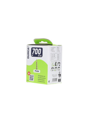 Chambre à air 700C/28"- Durca