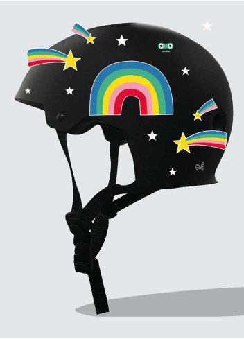 Petits stickers réfléchissants arc en ciel - Rainette