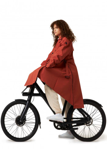 Langer Fahrrad-Regentrenchcoat – Maium Amsterdam