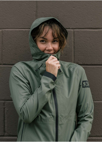 Women's Storm Salute Commute waterproof jacket - Chrome